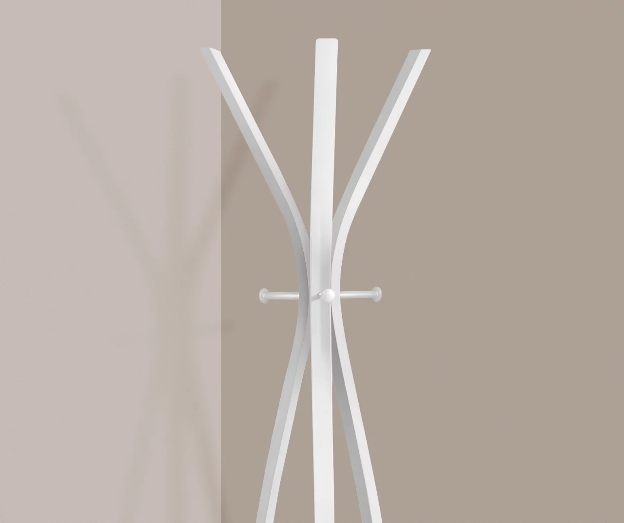 Monarch 3-Hook Wave Shaped Contemporary Coat Rack 8 Monarch 3-Hook Wave Shaped Contemporary Coat Rack - Image 6