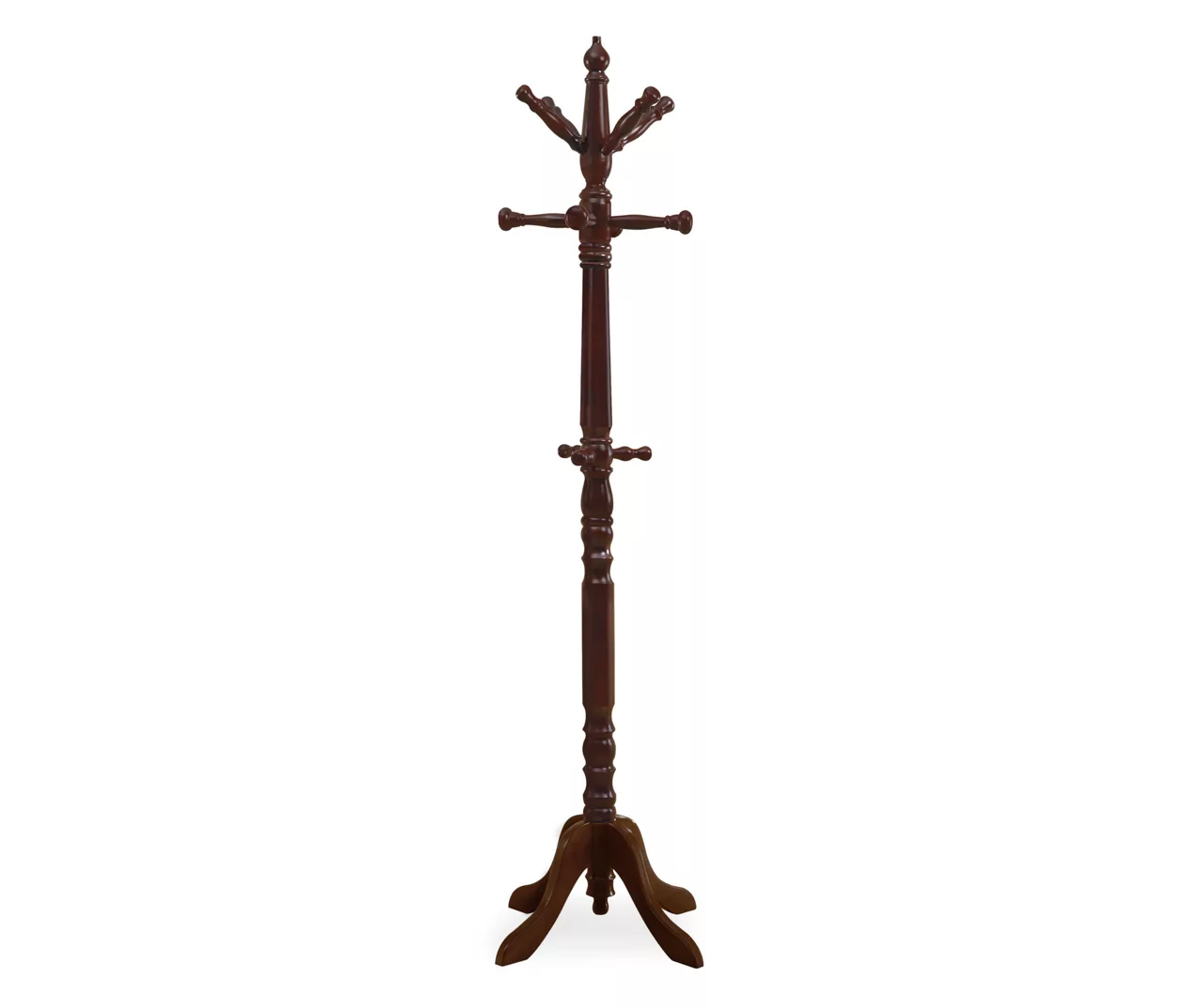 Monarch Turned Post 11-Hook Coat Rack 6 Monarch Turned Post 11-Hook Coat Rack - Image 4