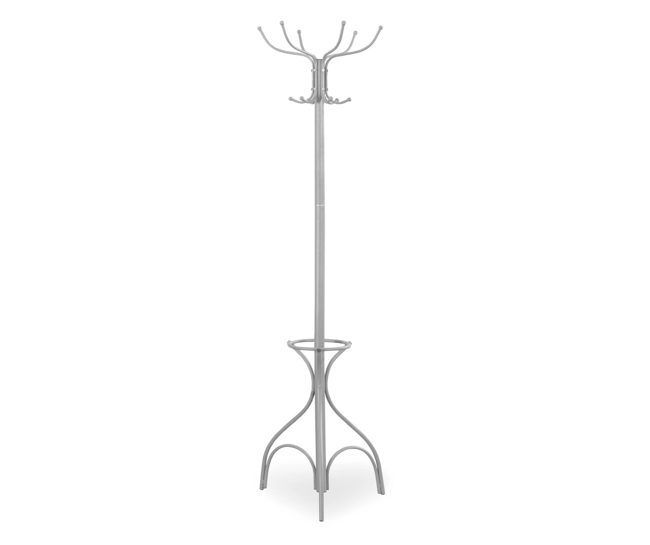 Monarch Metal 12-Hook Coat Rack With Umbrella Holder 9 Monarch Metal 12-Hook Coat Rack With Umbrella Holder - Image 7