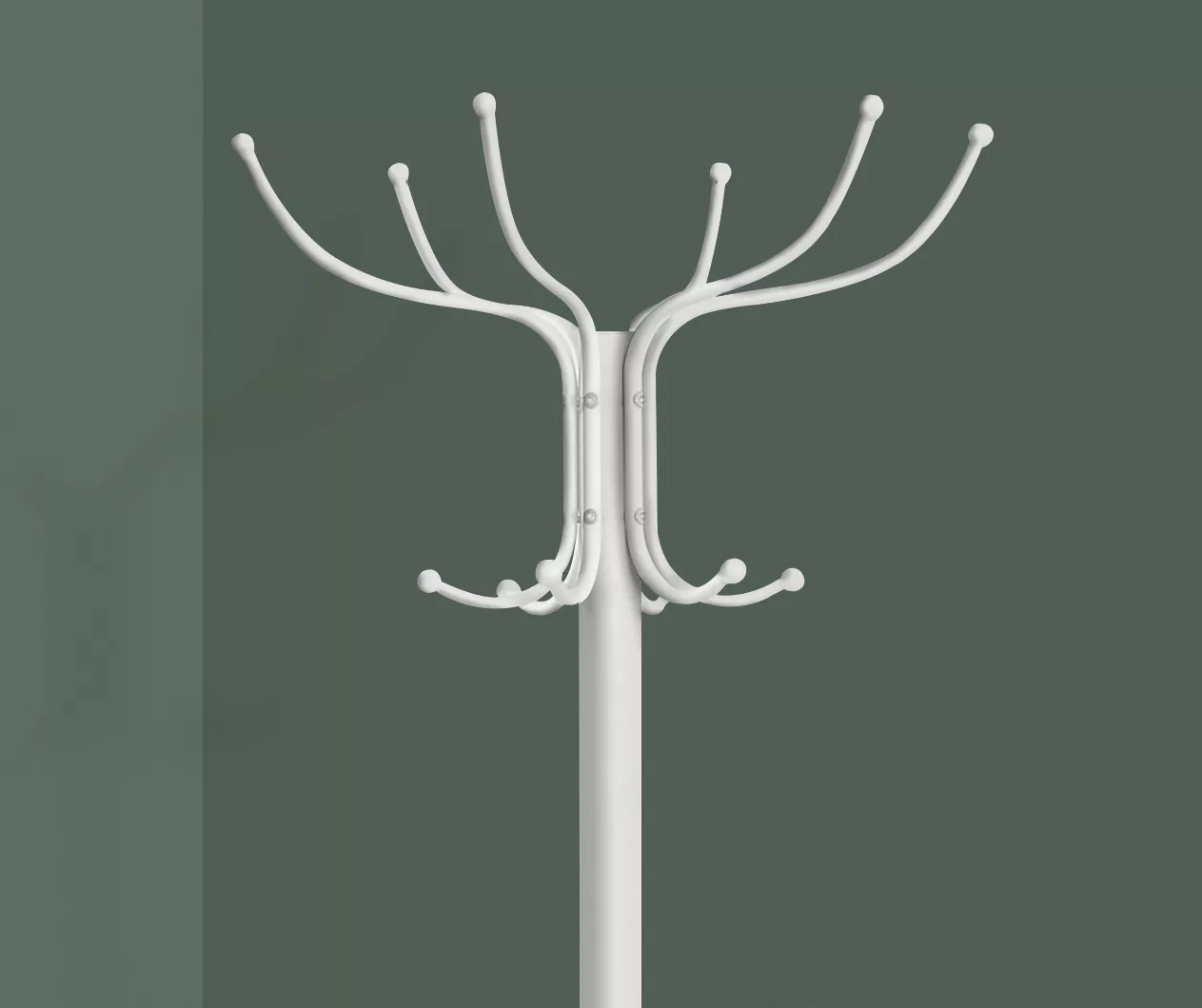 Monarch Metal 12-Hook Coat Rack With Umbrella Holder 7 Monarch Metal 12-Hook Coat Rack With Umbrella Holder - Image 5