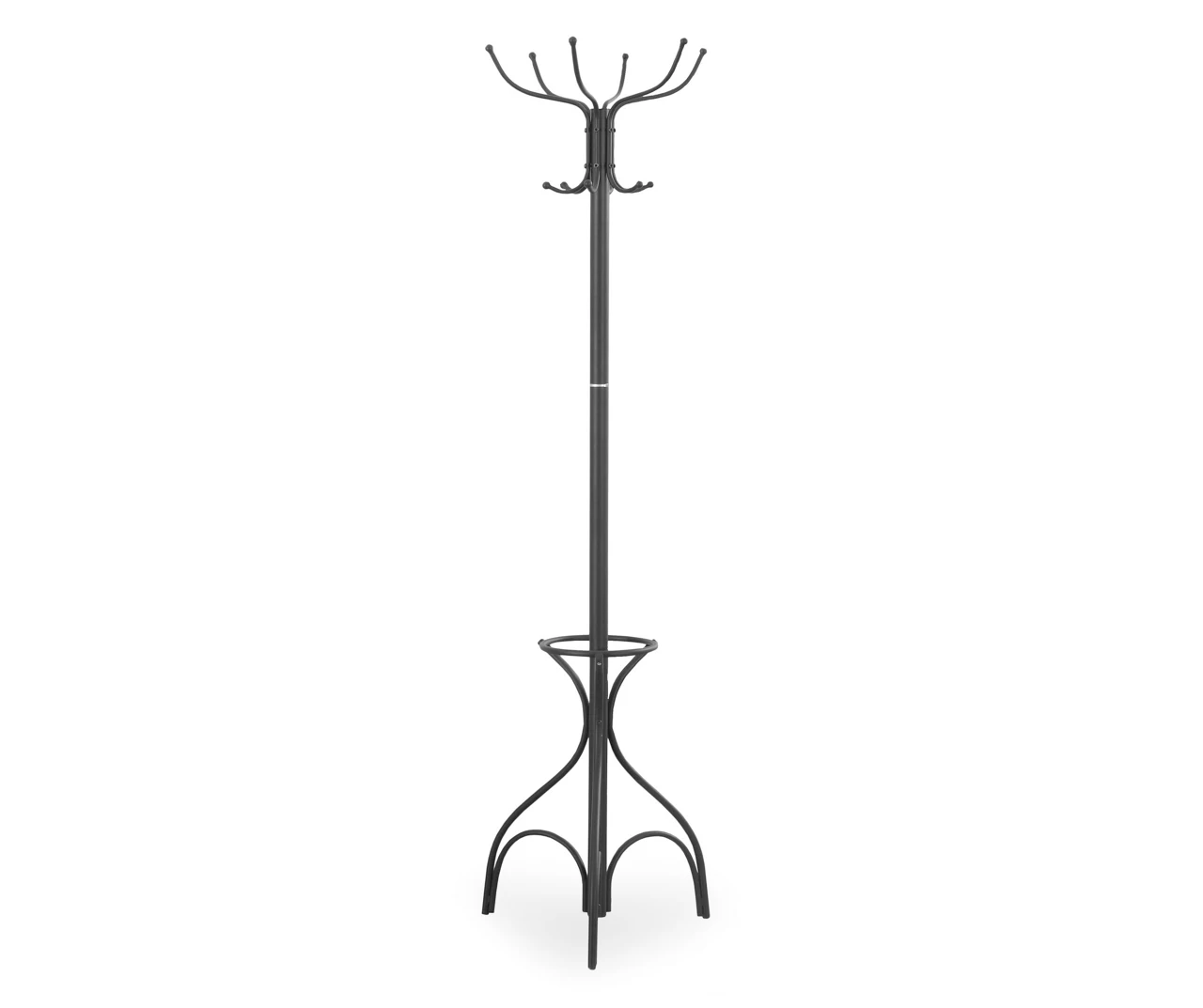 Monarch Metal 12-Hook Coat Rack With Umbrella Holder 12 Monarch Metal 12-Hook Coat Rack With Umbrella Holder - Image 10