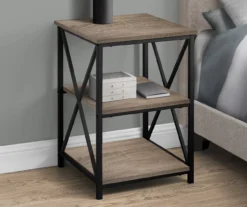 Monarch 3-Tier Accent Table -Furniture Specialty Shop 810542547 2