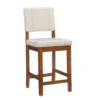 Jackson Cream Upholstered Wood Counter Stool -Furniture Specialty Shop 810543082 A0 1