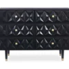 Urban Fresh Black & Gold 6-Drawer Textured Geometric Dresser 2 Urban Fresh Black & Gold 6-Drawer Textured Geometric Dresser -Furniture Specialty Shop 810543103 3