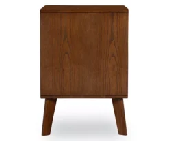 Shay Walnut 2-Drawer Wood Nightstand -Furniture Specialty Shop 810543116 4