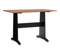 Atrium Black & Pecan 3-Piece Wooden Breakfast Nook Set -Furniture Specialty Shop 810543121 A0 4