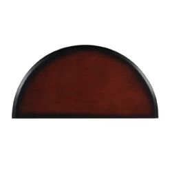 Shirley Black Cherry Transitional Wood Demi Lune Console Table -Furniture Specialty Shop 810543150 7