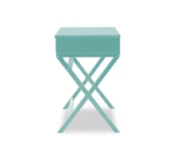 Kari Turquoise Lift-Top Campaign Desk -Furniture Specialty Shop 810543172 4