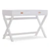 Cami White X-Base Campaign Writing Desk -Furniture Specialty Shop 810543179 1