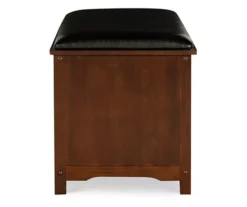 Grant Dark Walnut 10-Cube Cushioned Wood Bench -Furniture Specialty Shop 810543196 5