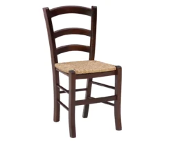 Bordeaux Walnut Handwoven Ladder Back Side Chairs, 2-Pack 19 Bordeaux Walnut Handwoven Ladder Back Side Chairs, 2-Pack -Furniture Specialty Shop 810543200 A0 2