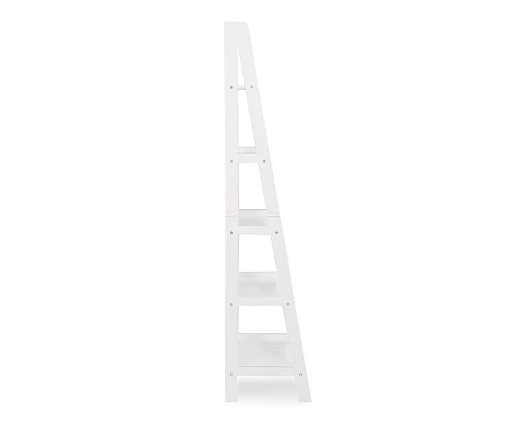 Boston White Wood 5-Shelf Ladder Bookcase 7 Boston White Wood 5-Shelf Ladder Bookcase - Image 5