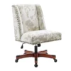 Austin Brown Linen Cow Print Office Chair -Furniture Specialty Shop 810543224 A0 1