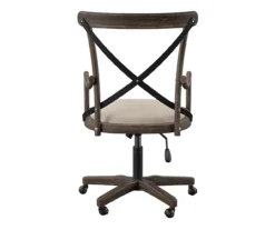 Radley Cafe Gray Wash X-Back Swivel Office Chair -Furniture Specialty Shop 810543227 5