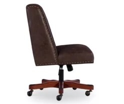 Austin Dark Walnut Upholstered Office Chair -Furniture Specialty Shop 810543233 A1 3