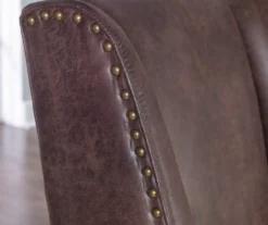 Austin Dark Walnut Upholstered Office Chair -Furniture Specialty Shop 810543233 A8 7