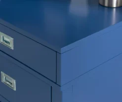 Kari Royal Blue 4-Drawer Office Desk -Furniture Specialty Shop 810543245 A0 10