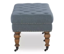 Claire Linen Upholstered Rolling Bench 15 Claire Linen Upholstered Rolling Bench -Furniture Specialty Shop 810543278 4