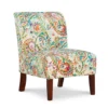 Danna Multicolor Upholstered Paisley Curved Back Slipper Chair -Furniture Specialty Shop 810543301 1