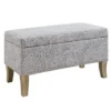Lisa Seashell Storage Ottoman -Furniture Specialty Shop 810543334 1