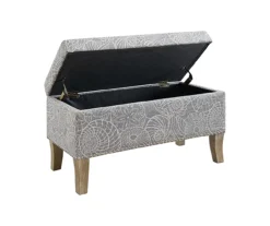 Lisa Seashell Storage Ottoman -Furniture Specialty Shop 810543334 5