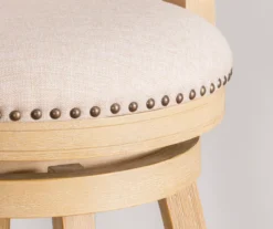 Graham Light Gray Padded Swivel Counter Stool 14 Graham Light Gray Padded Swivel Counter Stool -Furniture Specialty Shop 810543337 B8