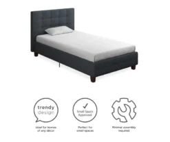 Atwater Living DHP Ryder Linen Upholstered Bed -Furniture Specialty Shop 810543644 1