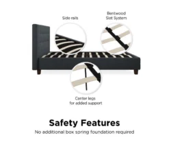 Atwater Living DHP Ryder Linen Upholstered Bed -Furniture Specialty Shop 810543644 2