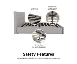 Atwater Living DHP Ryder Linen Upholstered Bed With Storage -Furniture Specialty Shop 810543649 2