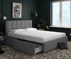 Atwater Living DHP Ryder Linen Upholstered Bed With Storage -Furniture Specialty Shop 810543649 6
