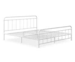 Brooklyn White Iron Full Bed -Furniture Specialty Shop 810543698 3