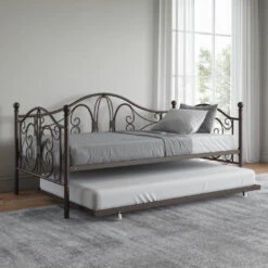 DHP Bradford Bronze Metal Twin Daybed & Trundle -Furniture Specialty Shop 810543701 6
