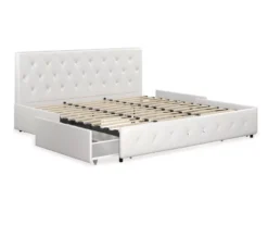 DHP Dana Faux Leather Upholstered Bed With Storage 41 DHP Dana Faux Leather Upholstered Bed With Storage -Furniture Specialty Shop 810543732 2