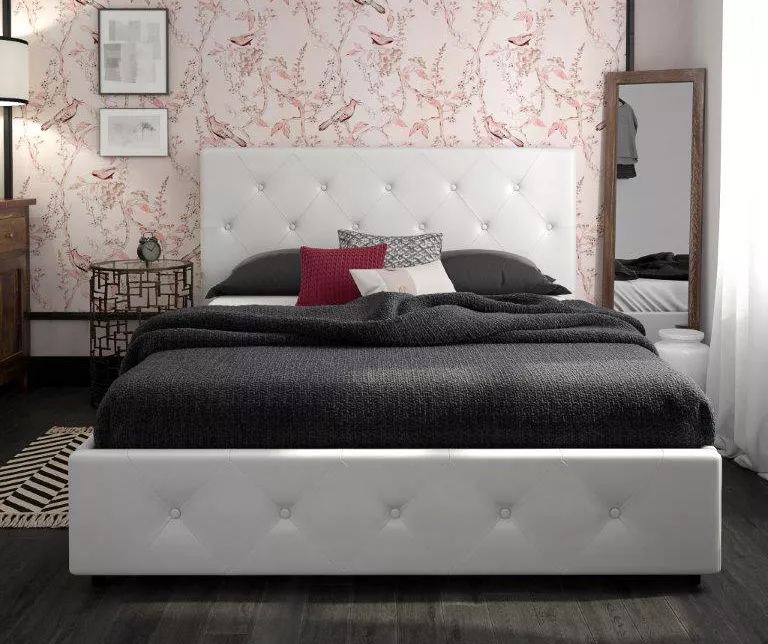 DHP Dana Faux Leather Upholstered Bed With Storage 18 DHP Dana Faux Leather Upholstered Bed With Storage - Image 16