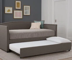 DHP Camila Gray Linen Twin Daybed 12 DHP Camila Gray Linen Twin Daybed -Furniture Specialty Shop 810543767 5