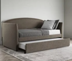 DHP Camila Gray Linen Twin Daybed 13 DHP Camila Gray Linen Twin Daybed -Furniture Specialty Shop 810543767 6