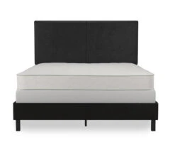 Atwater Living DHP Jazmine Black Faux Leather Upholstered Bed 32 Atwater Living DHP Jazmine Black Faux Leather Upholstered Bed -Furniture Specialty Shop 810543812 3