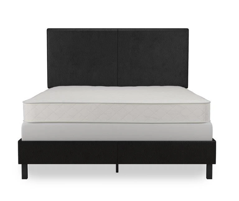 Atwater Living DHP Jazmine Black Faux Leather Upholstered Bed 15 Atwater Living DHP Jazmine Black Faux Leather Upholstered Bed - Image 13