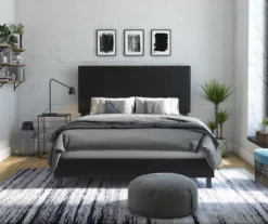 Atwater Living DHP Jazmine Black Faux Leather Upholstered Bed 28 Atwater Living DHP Jazmine Black Faux Leather Upholstered Bed -Furniture Specialty Shop 810543812 5