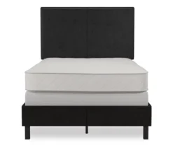 Atwater Living DHP Jazmine Black Faux Leather Upholstered Bed 27 Atwater Living DHP Jazmine Black Faux Leather Upholstered Bed -Furniture Specialty Shop 810543814 3