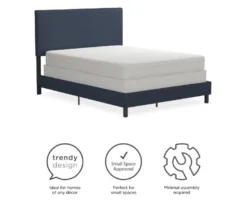 Atwater Living DHP Jazmine Linen Upholstered Queen Bed -Furniture Specialty Shop 810543815 1