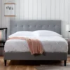 Brookside Cara Square Tufted Platform Bed -Furniture Specialty Shop 810547644 810547649 810547659 810547654 1