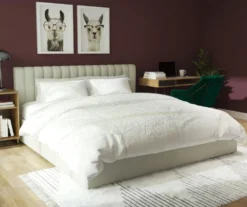 Brittany Gray Upholstered King Storage Bed -Furniture Specialty Shop 810548782 3