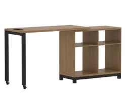 Real Living Seven Hills Metal & Melamine 4-Cube Pivot Desk With USB Charging 17 Real Living Seven Hills Metal & Melamine 4-Cube Pivot Desk With USB Charging -Furniture Specialty Shop 810561090 3