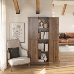 Seven Hills Columbia Walnut 2-Door Storage Cabinet -Furniture Specialty Shop 810563167 51