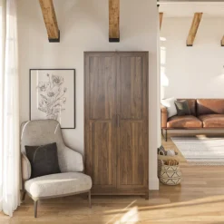 Seven Hills Columbia Walnut 2-Door Storage Cabinet -Furniture Specialty Shop 810563167 61