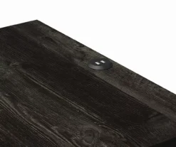 Silverton Black Oak Nightstand With USB Charging -Furniture Specialty Shop 810569984 3