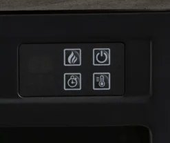 54" Gray Electric Fireplace Console -Furniture Specialty Shop 810570726 3