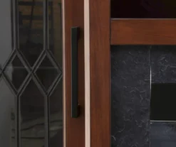 66" Heirloom Cherry Electric Fireplace Console -Furniture Specialty Shop 810570830 1 1