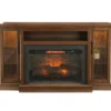 66" Heirloom Cherry Electric Fireplace Console -Furniture Specialty Shop 810570830 1